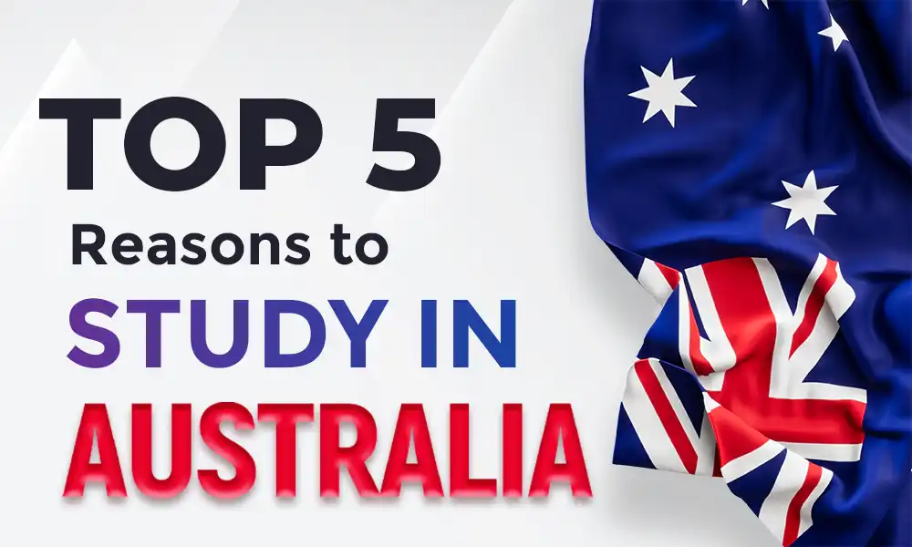 Top 5 Reasons to Study in Australia